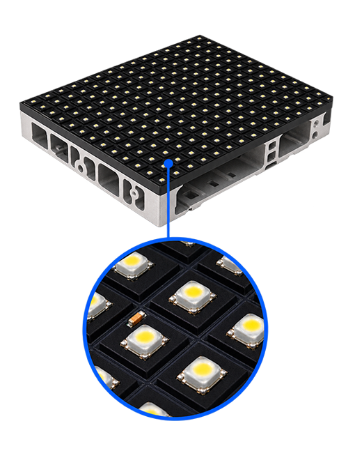 Tecnología SMD en pantallas LED Módulo de pantalla LED con tecnología SMD